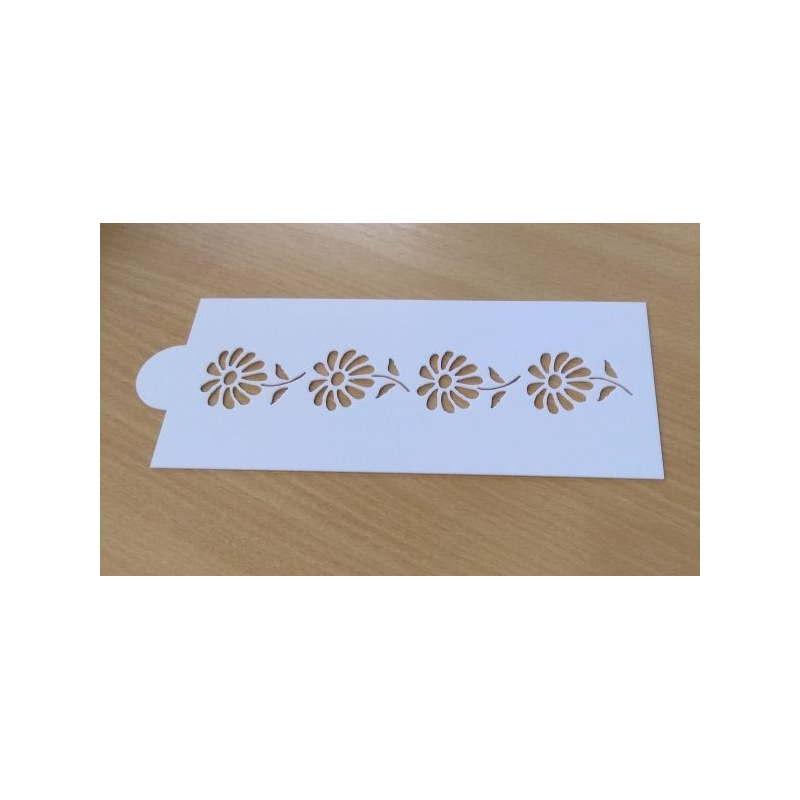 Stencil margarétky dlhé