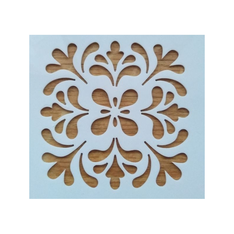 Stencil ornament I.